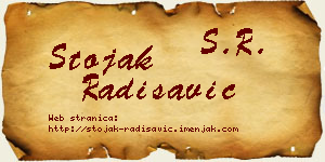 Stojak Radisavić vizit kartica